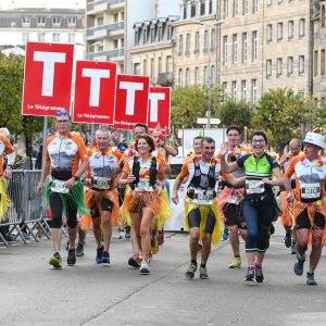 Groupe de coureurs deguisés SPM